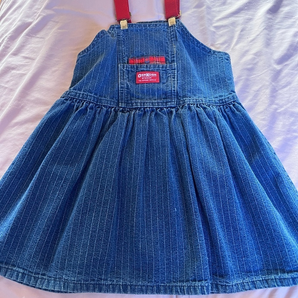 Vintage OshKosh B'gosh Denim with Colorful Patches